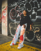 harajuku y2k baggy jeans the winged dragon of ra print wide leg denim pants popular anime jeans streetwear trouser men clothing unique jeans style 5733