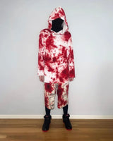 American Street Dark Style Printed Oversized Hoodie Men Y2K Hip Hop Ro