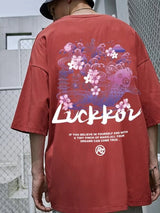 Gothic Graphic tee – Lucky Koi Print T Shirts For Men Summer Oversize Streetwear