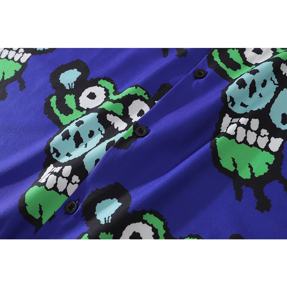 "Funny Face" Unisex Men Women Streetwear Graphic Shirt Daulet Apparel