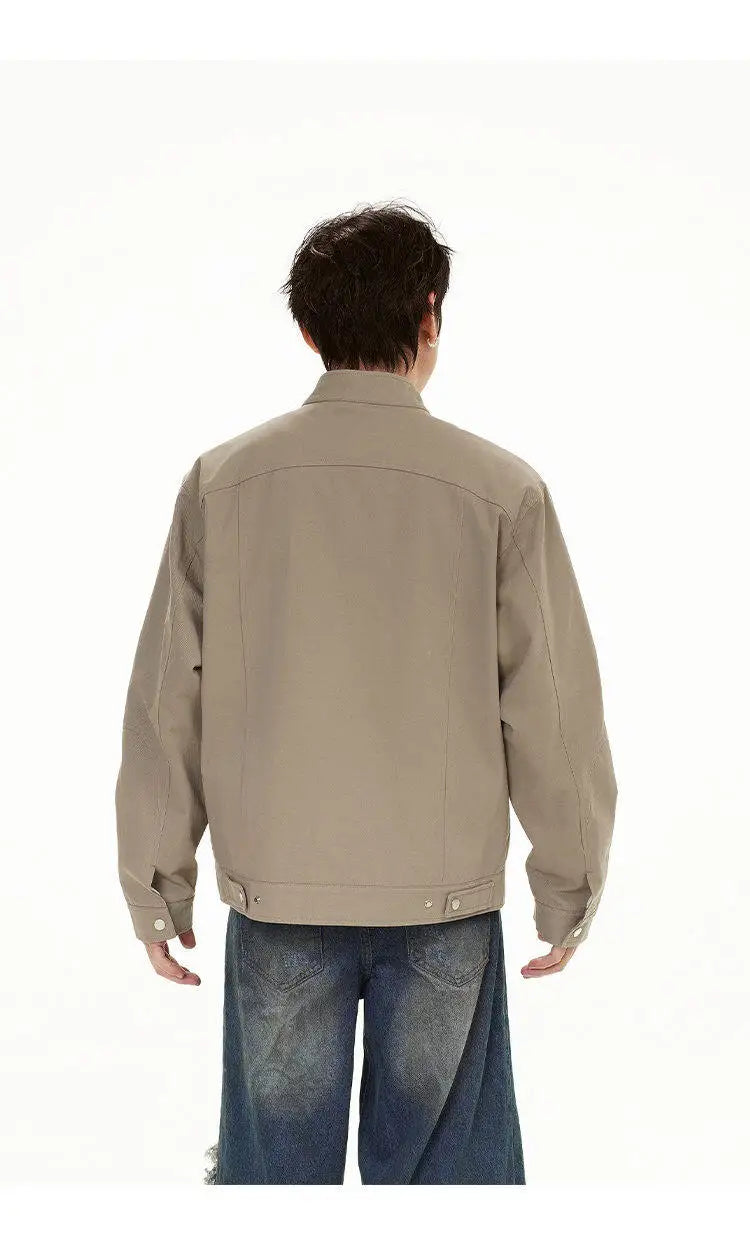 retro baseball outerwear, daily essential, men's streetwear fashion, trendy oversized fit, urban techwear design, modern hip 
