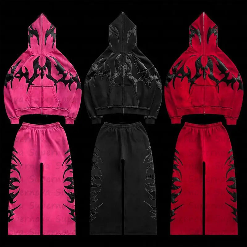 Club Paradise Limited Trendy American Ins Street Goth Thorn…