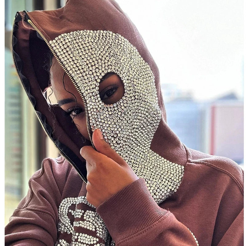 Women Spring And Autumn Loose Harajuku Y2K Hoodies American Retro 2024