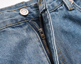 2024 european and american patchwork washed wide denim jeans y2k street wear splicing patches damaged flare pants jeans for men unique jeans style 261