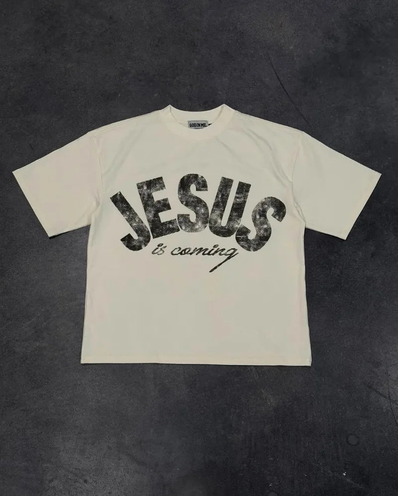 American Street Fashion Retro Clothing Y2k Letter Printed Short-sleeved Tops Men Harajuku Casual Loose Oversized T-shirts Women