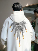 New Anime Meteorite Fall Graphic Printed Hooded Sweatshirts Hombre Hip