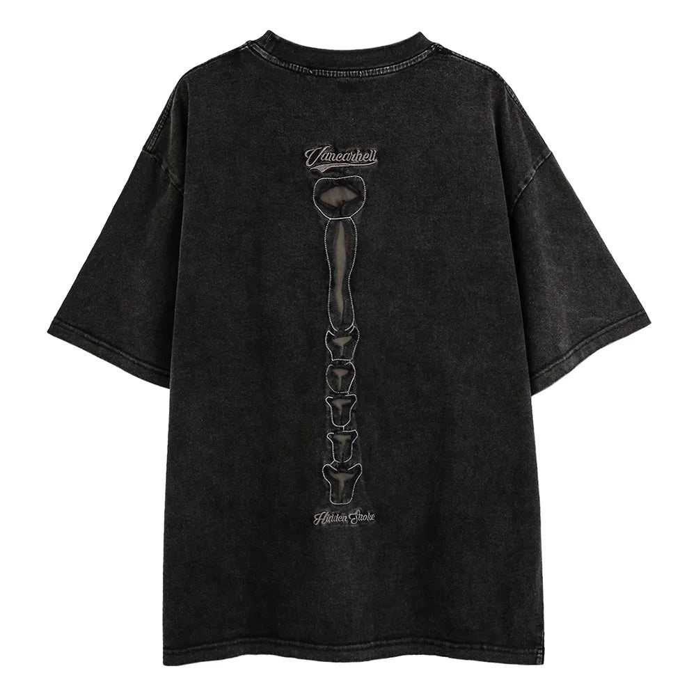 Anime Chrome logo – Hip Hop Loose Men Streetwear T Shirts Casual New 2023 Summer