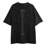 Anime Chrome logo – Hip Hop Loose Men Streetwear T Shirts Casual New 2023 Summer