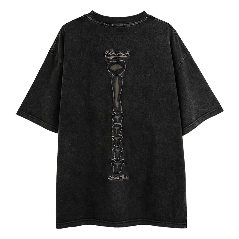 Anime Chrome logo – Hip Hop Loose Men Streetwear T Shirts Casual New 2023 Summer