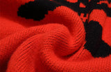 hip hop knitted sweater mens autumn winter o neck skulls pullover streetwear casual warm loose sweaters unisex jumpers knitwear urban wear with bold artwork, unique limited edition hoodie, aesthetic street look hoodie