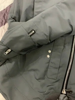 streetwear jacket featuring new 2023 luxury men undermycar pocket zipper embroidered bomber coats jackets down coats cotton warm winter 141 design – premium quality jacket for men