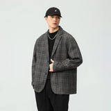 zip-up minimalist jacket, cold-season outfit - trendy urban streetwear fashion for men and women