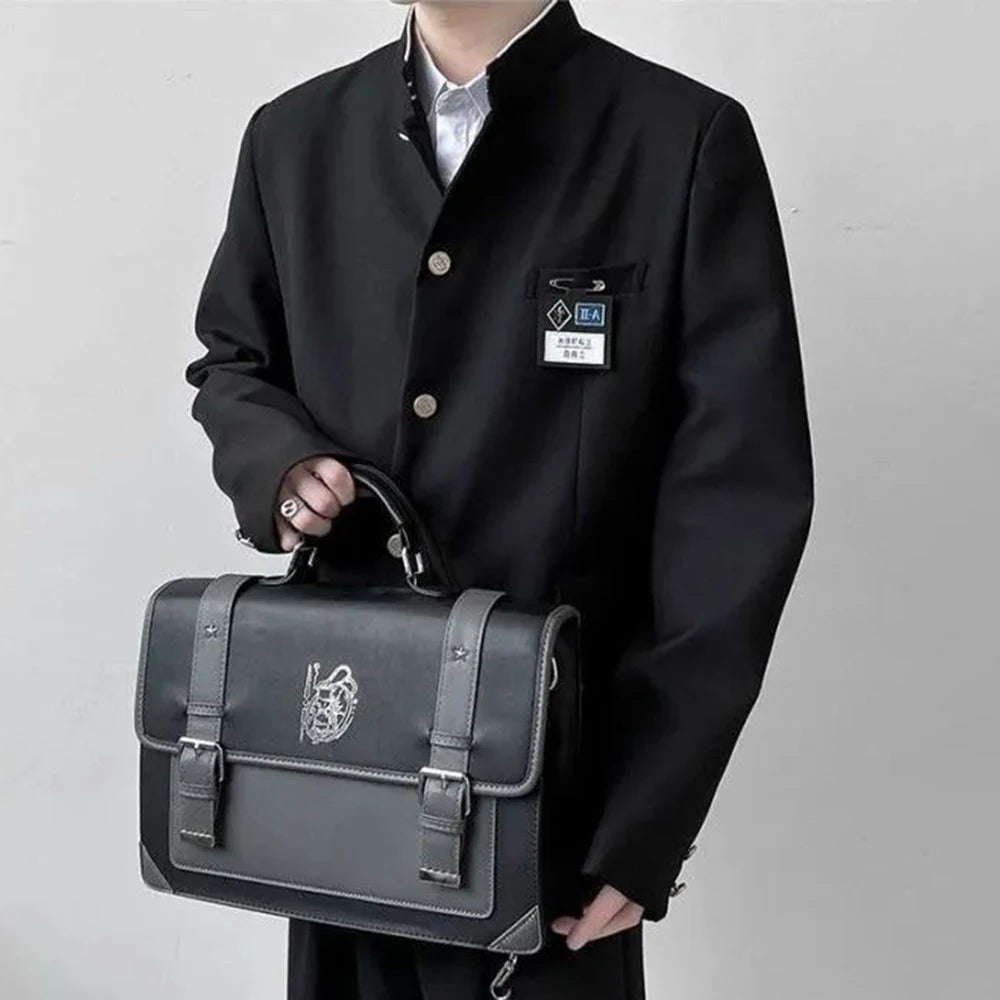 Student Uniform Jacket 2024 New Spring College Style School Uniform Stand Collar Blazer