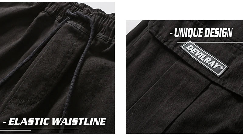 rainbowtouches 2022 tidal current new brand mens cargo pants harajuku fashion tie feet trousers loose safari style boy overalls unique cargo style 1685