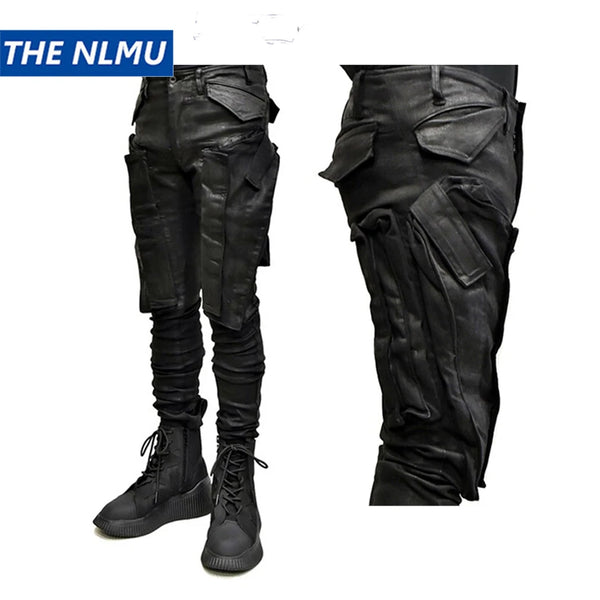 2022 multi pockets cargo pants hip hop tactical function pants casual joggers trousers streetwear urban active pants