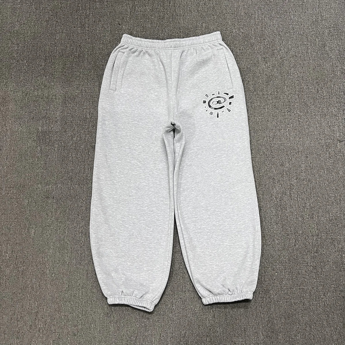 high street letter print fleece joggers sweatpants for men and women solid baggy casual trousers oversized loose sport pants unique joggers style 4529