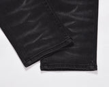 distressed hole ripped washed jeans pants for men straight retro streetwear baggy denim trousers frayed casual hip hop jean unique jeans style 224