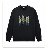 Harajuku chrome print featuring rainbowtouches hoodies mens high street wear vintage fashionable casual popular print black hip hop cotton men winter clothing