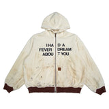 vaporwave oversized shirt featuring graffiti printed fleece casual hoodie