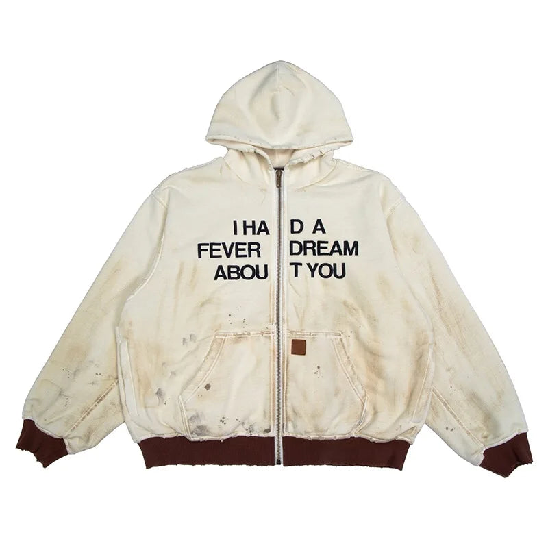 vaporwave oversized shirt featuring graffiti printed fleece casual hoodie