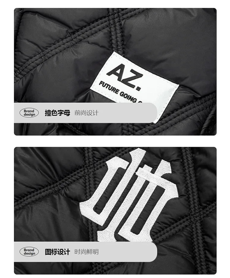 Winter men's cotton jacket stand-up collar baseball jacket men's cotton jacket
