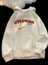 2024 New Letter Printed Hoodies For Men and Women Autumn Y2K Streetwear Hooded Sweatshirts Fleece Vintage Fashion Pocket Hoody