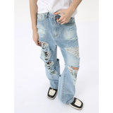 vintage ripped straight jeans blue baggy jeans trousers streetwear luxury loose casual distressed denim pants male y2k hombre denim street jeans