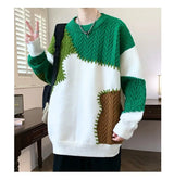 layered flame street knit, photo-ready knit, trendy urban fashion top for men, layered streetwear look