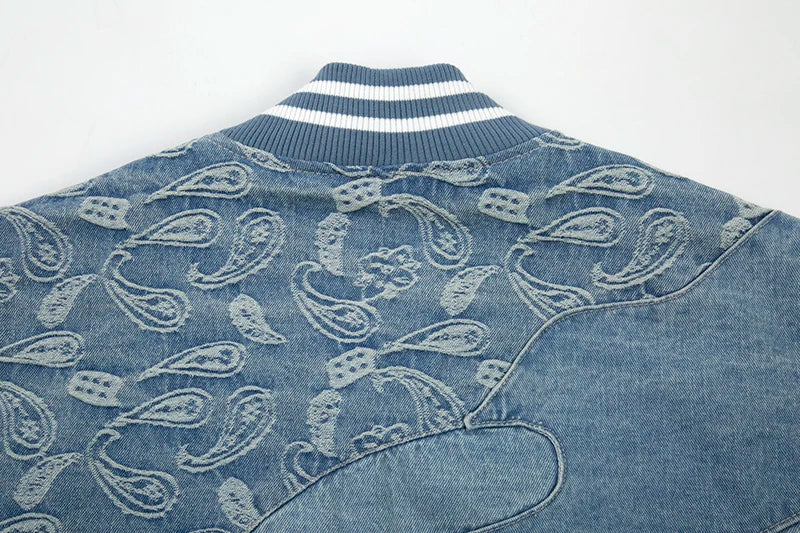Oversized puffer vintage zip-up bomber nan