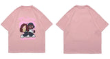 Harajuku Crying angel – Aolamegs Hip Hop T Shirt Men Cartoon Couple Print Streetwear