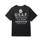 Y2k Oversized shirt – Amekaji Vintage Printed T Shirt Men 2023 Spring Summer New M
