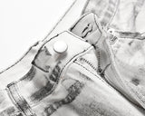 harajuku men women baggy jeans pants solid color washed loose casual denim trousers oversized high street loose cargos unique cargo style 855