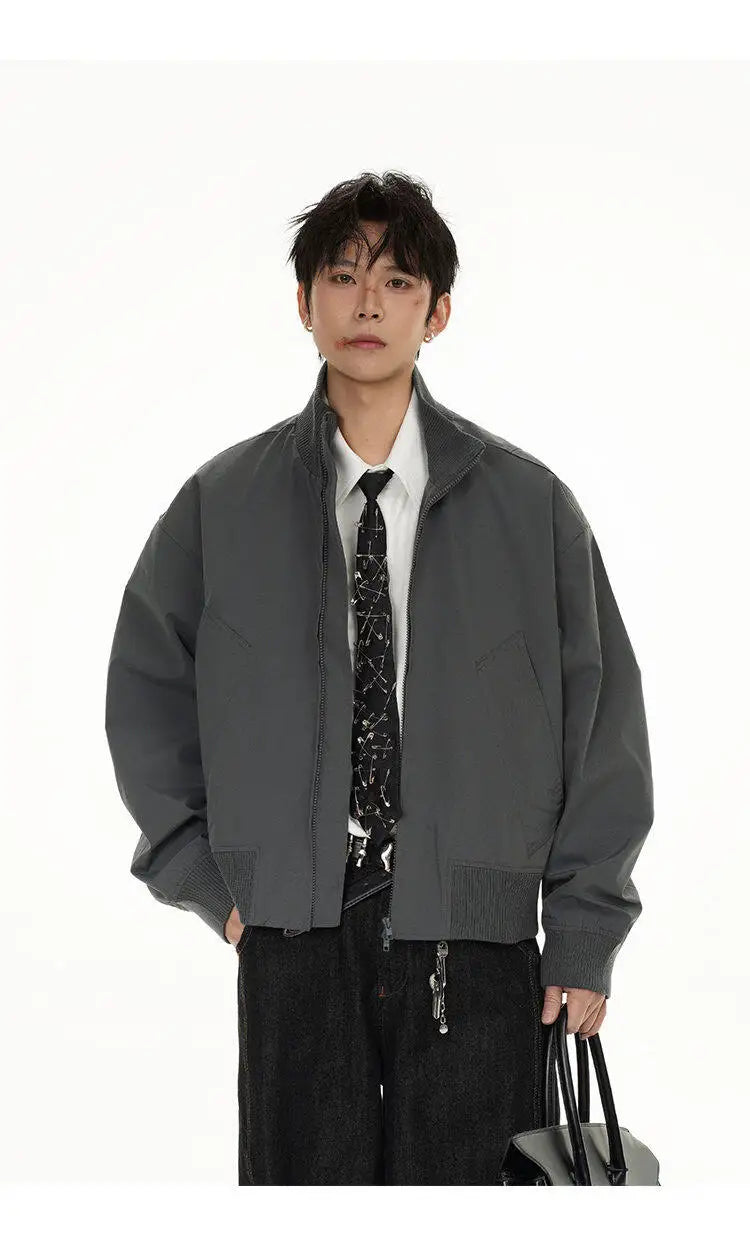 leather varsity jacket, layered style, men's streetwear fashion, trendy oversized fit, urban techwear design, modern hip hop 