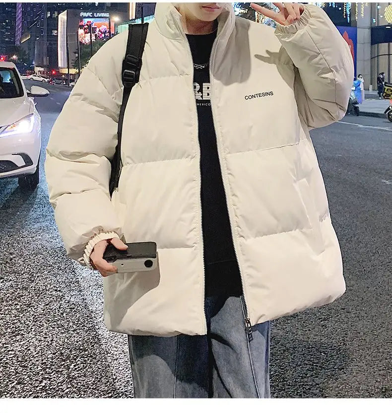 Autumn And Winter Thickened Cotton Coat Students 2024 New Down Cotton