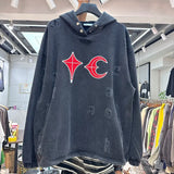 Cash flow hoodie with success-driven typography