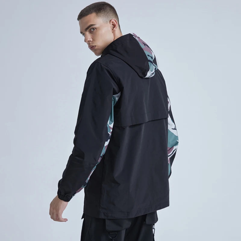 Minimalist urban quilted parka windbreaker puffer