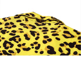 Dark Icon Yellow Leopard Hawaiian Shirt Men Vintage Street Polo Shirt Man Man Blouse