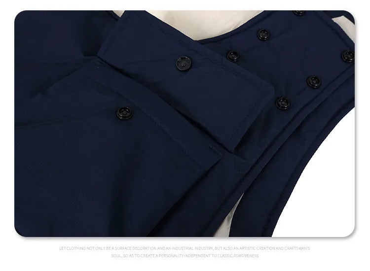 Winter 2024 new multi-pocket jacket waterproof vest