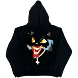 Y2K barcode glitch featuring kanye foam letter printing hoodie pullovers urban mens streetwear fleece hooded hoodies oversized winter unisex warm clothing