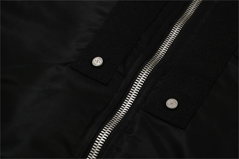 undermycar 2023 new high street fashion brand quality multi pocket flight jacket cotton coat black nan streetwear photo styli - variant style 87a8b1 for streetwear fashion