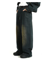 mens high street oversize pants casual harajuku retro washed zipper straight trousers hip hop fashion streetwear baggy joggers unique joggers style 2008