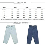 big boy denim y2k embroidery golf trap wang jeans men women streetwear baggy jeans pants leisure simple straight cargo trousers unique cargo style 4056