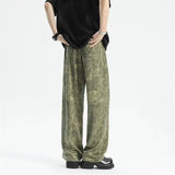 2024 goth tie dye corduroy pants mens autumn baggy wide leg straight casual trousers women drawstring hip hop y2k sweatpants relaxed fit joggers