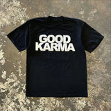 anime static text shirt with comic panel burst and haze