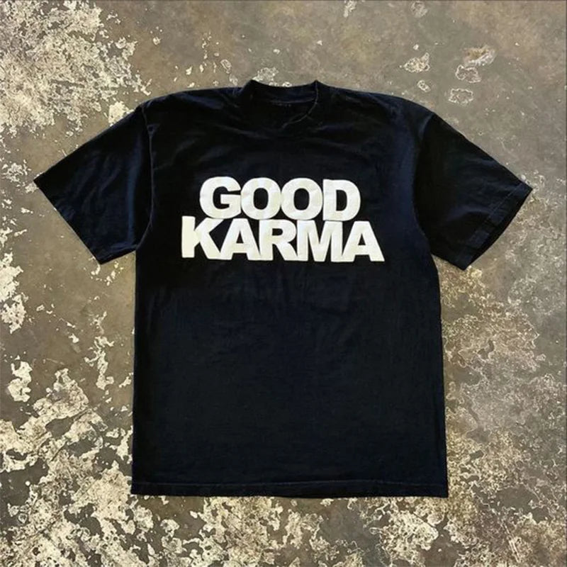 anime static text shirt with comic panel burst and haze