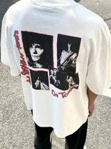 cyberpunk vintage t-shirt featuring vintage retro band tee kurt cobain the replacements limited high street rock band t shirts cotton short sleeve
