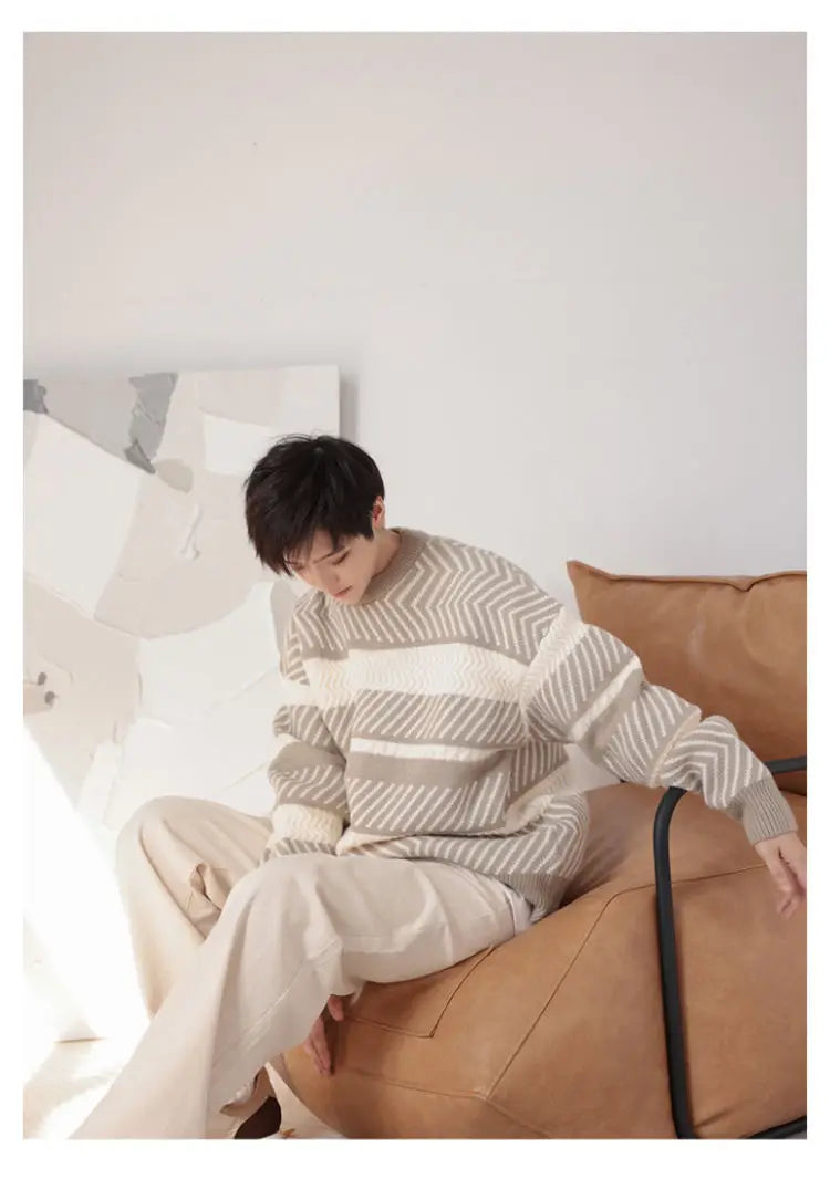 techwear street knit hoodie with oversized flame detail for urban fall winter outfits, street fashion menswear trend for seas