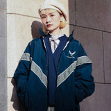 minimalist streetwear jacket, bold fashion piece, aesthetic
