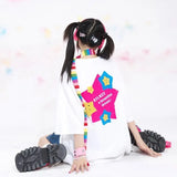 Vaporwave Oversized shirt – American Ins Design Trendy And High End Star Printed Short S