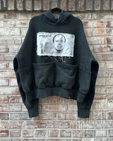 American High Street Fashion Letter Cartoon Portrait Embroidered Overs